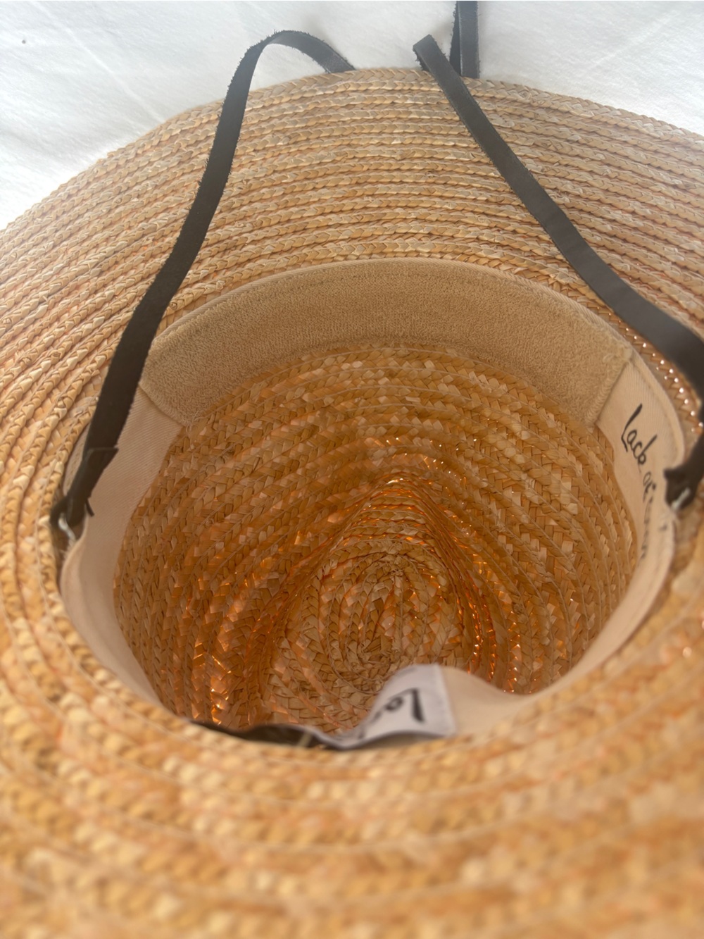Lack Of Color Boater Regular Brim Natural Wheat Straw Hat size M - Picture 9 of 12